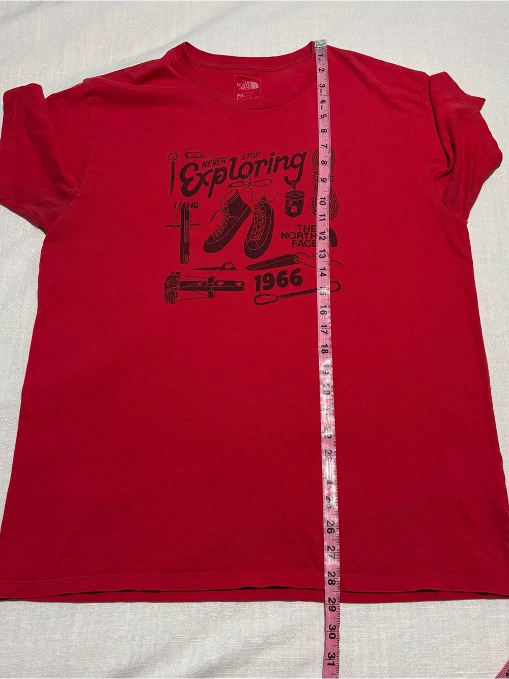 Men’s The North Face Never Stop Exploring 1966 | Red | Size Large